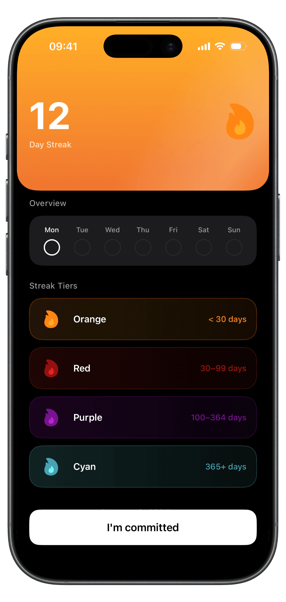 Screenshot · Streak